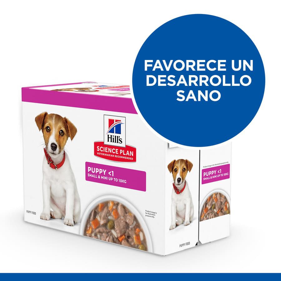80 g Hill's Science Plan Puppy Small&Mini Estofado de Pollo y Vegetales sobre, , large Imagen numero 5